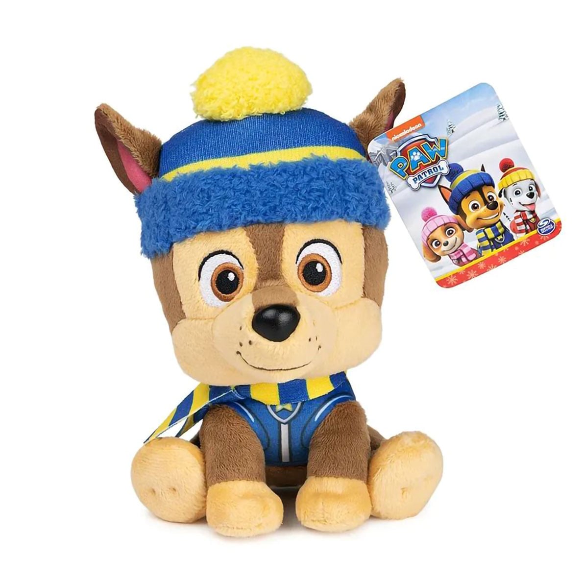М'яка іграшка Paw Patrol Щенячий патруль: Гонщик Зимові свята, від 1 року, 15 см (SM33351/6068113)
